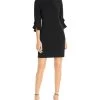 Karl Lagerfeld Paris Women's Tulip Sleeve Crepe Dress -Fashion Clothing Store 41s2GtMdRL. AC SR736920