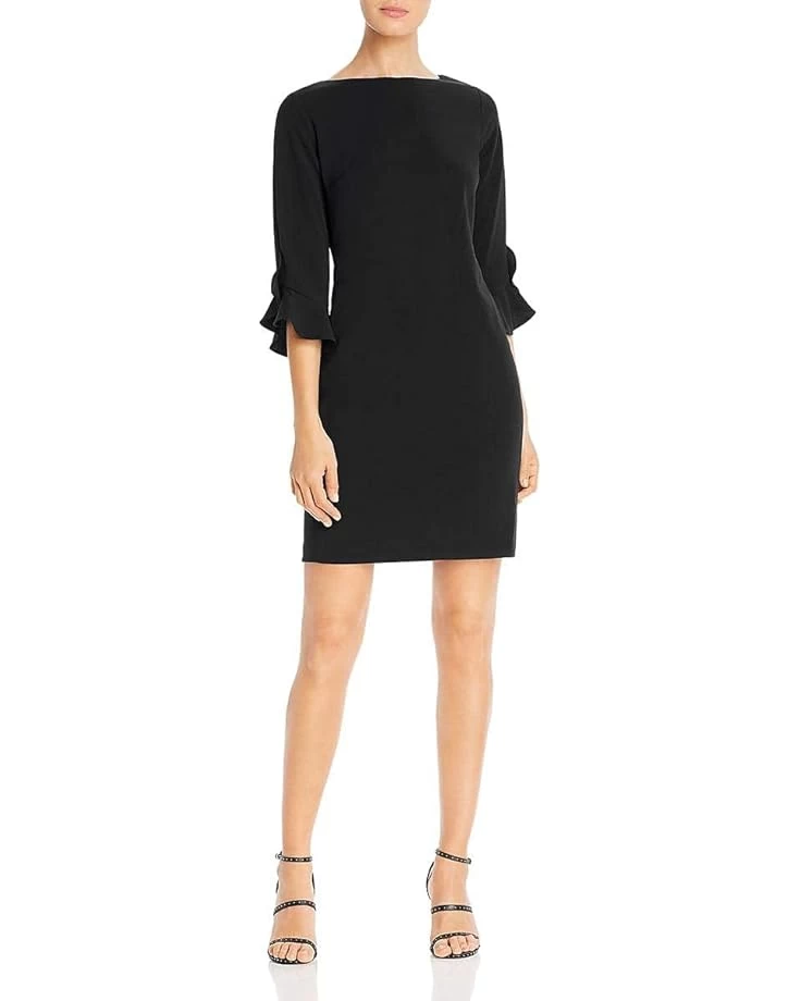 Karl Lagerfeld Paris Women's Tulip Sleeve Crepe Dress 3 Karl Lagerfeld Paris Women's Tulip Sleeve Crepe Dress