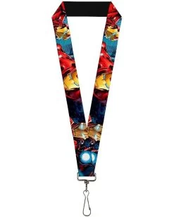 Buckle-Down Lanyard - Iron Man Action1