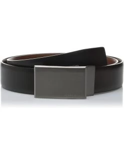 Perry Ellis Men's Portfolio Reversible Patterned Plaque Belt