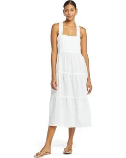Vitamin A Canyon Linen Midi Dress