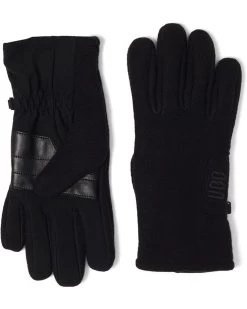 UGG Fleece Gloves With Conductive Tech Leather Palm