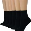Hanes Women's 6-Pair Comfort Fit Ankle Socks -Fashion Clothing Store 61OzlW8mfZL. AC SR736920