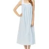 Eileen West 50" Cotton Dobby Sleeveless Nightgown -Fashion Clothing Store 61W k4ZnOHL. AC SR736920
