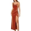 BCBGMAXAZRIA Stretch Velvet Evening Dress -Fashion Clothing Store 61nin7NelYL. AC SR736920