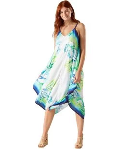 Tommy Bahama Island Cays Seafronds Engineered Scarf Dress