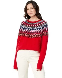 Vineyard Vines Fair Isle Crew Neck Sweater