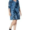 Karen Kane Women's Plus Size 3/4 Sleeve A-line Dress -Fashion Clothing Store 71B17lZHIML. AC SR736920