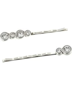 Brighton Infinity Sparkle Bobby Pin Set