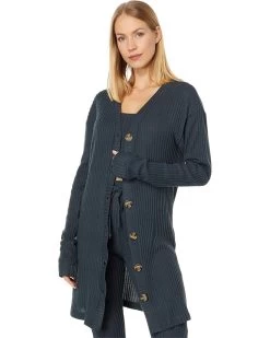 Honeydew Intimates Off Duty Rib Knit Cardigan
