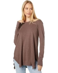 Bobi Los Angeles Square Hem Long Sleeve Tee