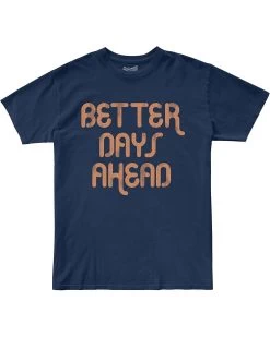 The Original Retro Brand Kids Cotton Better Days Ahead Crew Neck Tee (Big Kids)
