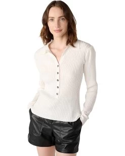 Karl Lagerfeld Paris Button Front Sweater