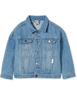 COTTON ON Emmy Oversized Denim Jacket (Toddler/Little Kids/Big Kids)