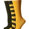 MUK LUKS S Women's Game Day Sport Crew Socks (Pack Of Three Pairs) -Fashion Clothing Store 81FdhXhVcgL. AC SR736920