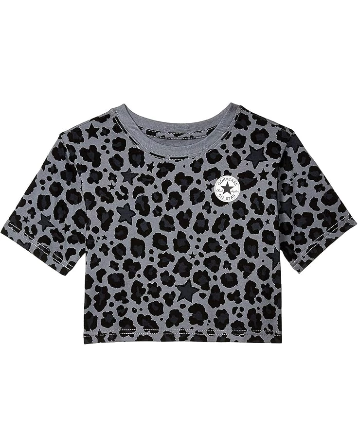 Converse Kids Chuck Patch Leopard Print Short Sleeve T-Shirt (Little Kids) 3 Converse Kids Chuck Patch Leopard Print Short Sleeve T-Shirt (Little Kids)