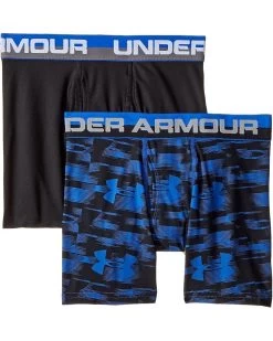 Under Armour Kids 2 Pack UA Blur Boxer Brief (Big Kids)