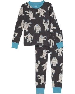 Hatley Kids Mountain Yeti Organic Cotton PJ Set (Toddler/Little Kids/Big Kids)