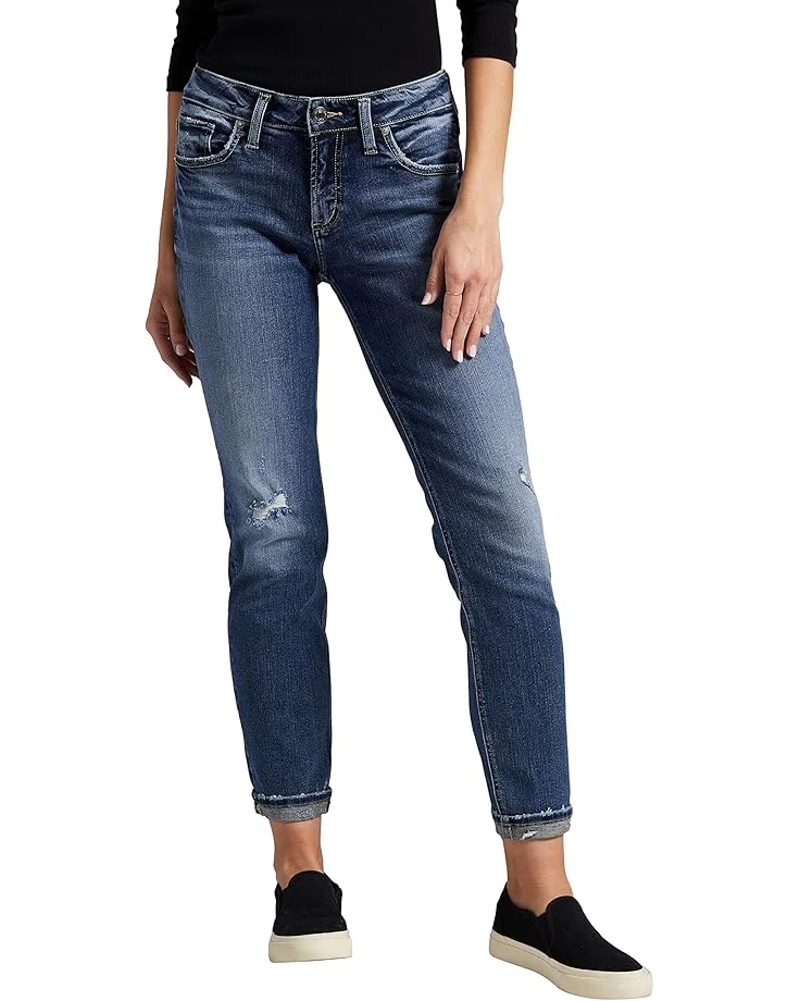Silver Jeans Co. Boyfriend Mid-Rise Slim Leg Jeans L27170SCV336 3 Silver Jeans Co. Boyfriend Mid-Rise Slim Leg Jeans L27170SCV336