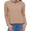 Calvin Klein Cowl Neck With Cable Sleeve