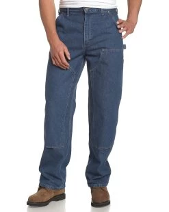 Carhartt Men's Logger Washed Denim Dungaree Pant