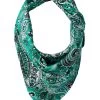M&F Western 33"x33" Wild Rags Silk Paisley Scarf Bandana 2 M&F Western 33"x33" Wild Rags Silk Paisley Scarf Bandana -Fashion Clothing Store 912CwUDpofL. AC SR736920