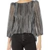 Trina Turk Women's Puff Sleeve Lurex Top 1 Trina Turk Women's Puff Sleeve Lurex Top -Fashion Clothing Store 913EQOZZ5L. AC SR736920