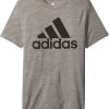 Adidas Kids Melange Performance Tee (Big Kids)